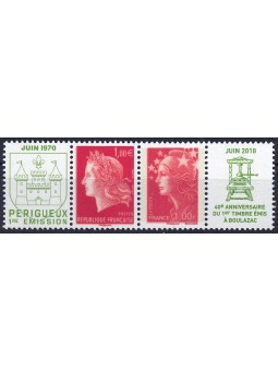 FRANCIA 2010 Marianna (stampa serigrafica) 2v MNH**