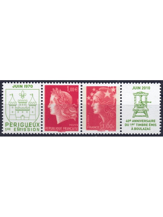 FRANCIA 2010 Marianna (stampa serigrafica) 2v MNH**