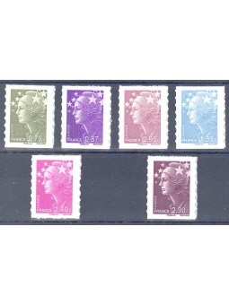 FRANCE 2010 Marianne and Europe (s-a) 6v MNH**