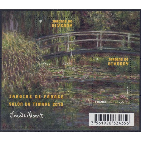 FRANCE 2010 Gardens of France (8th series) s/s MNH**