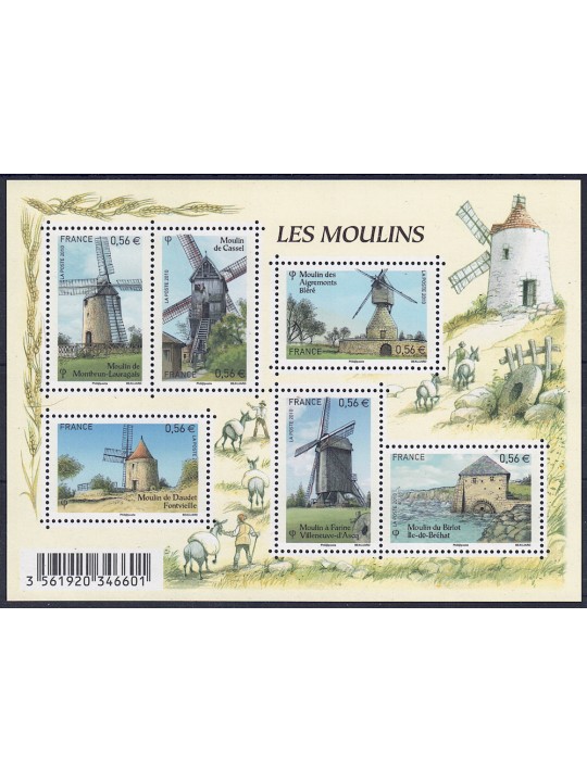 FRANCIA 2010 Mulini BF MNH**