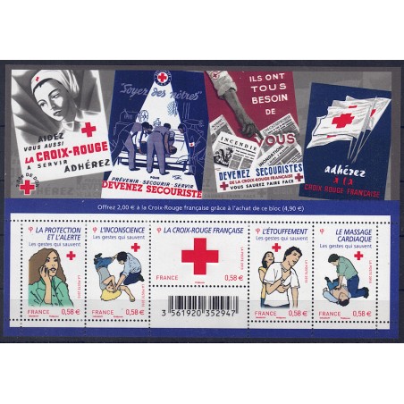 FRANCIA 2010 Croce Rossa BF MNH**