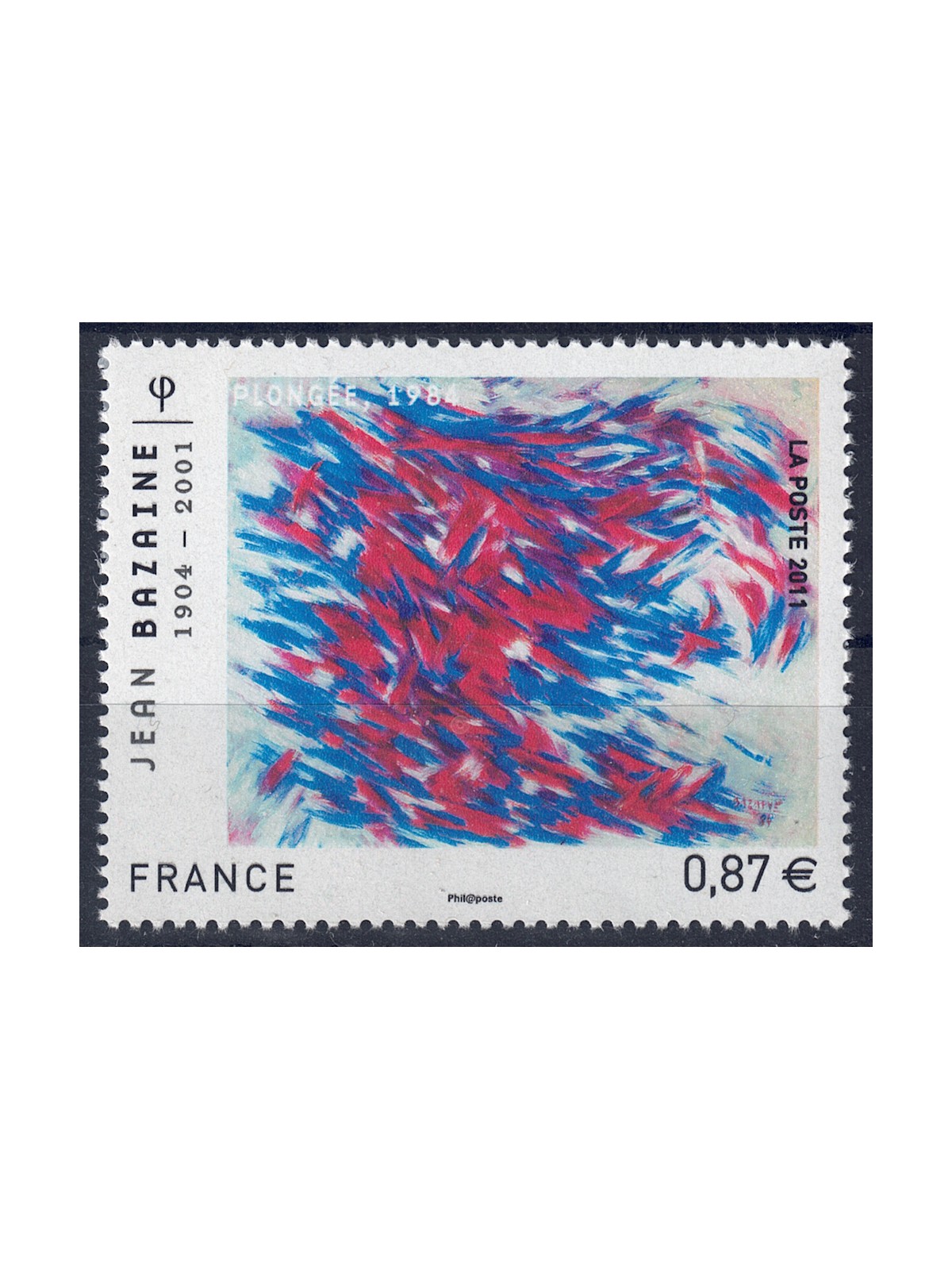 FRANCIA 2011 Arte (Jean Bazaine) MNH**