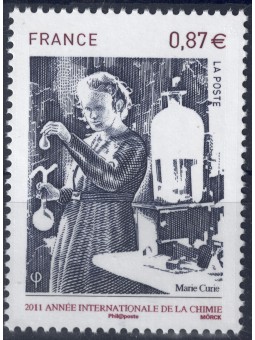 FRANCE 2011 Year of Chemistry MNH**