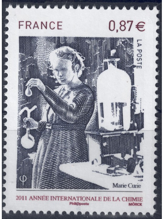 FRANCE 2011 Year of Chemistry MNH**