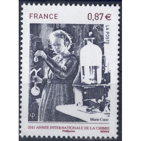 FRANCIA 2011 Anno della chimica MNH**
