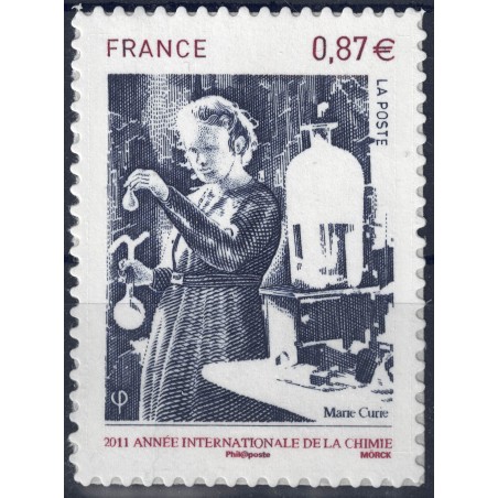 FRANCIA 2011 Anno della chimica (adesivo) MNH**