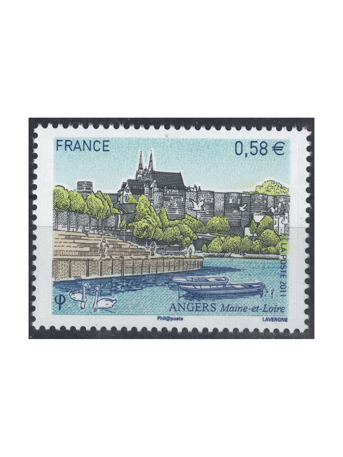 FRANCIA 2011 Turistica (Angers) MNH**