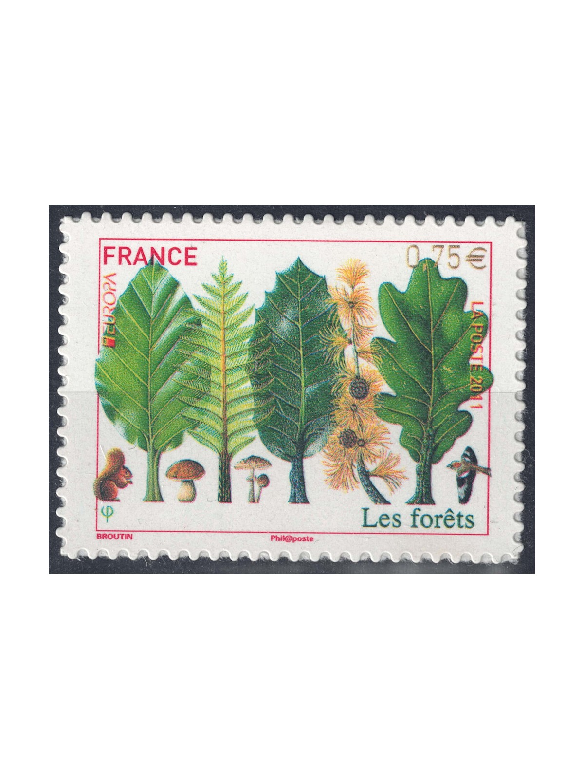 FRANCE 2011 Europe (s-a) MNH**