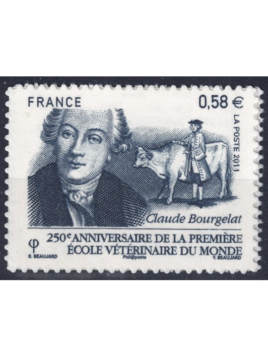 FRANCIA 2011 Scuola di veterinaria (adesivo) MNH**