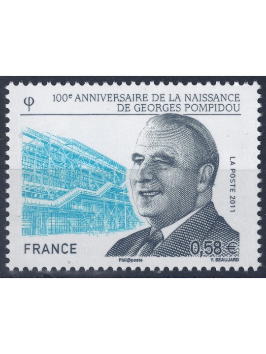 FRANCE 2011 Georges Pompidou MNH**