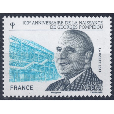 FRANCIA 2011 Georges Pompidou MNH**