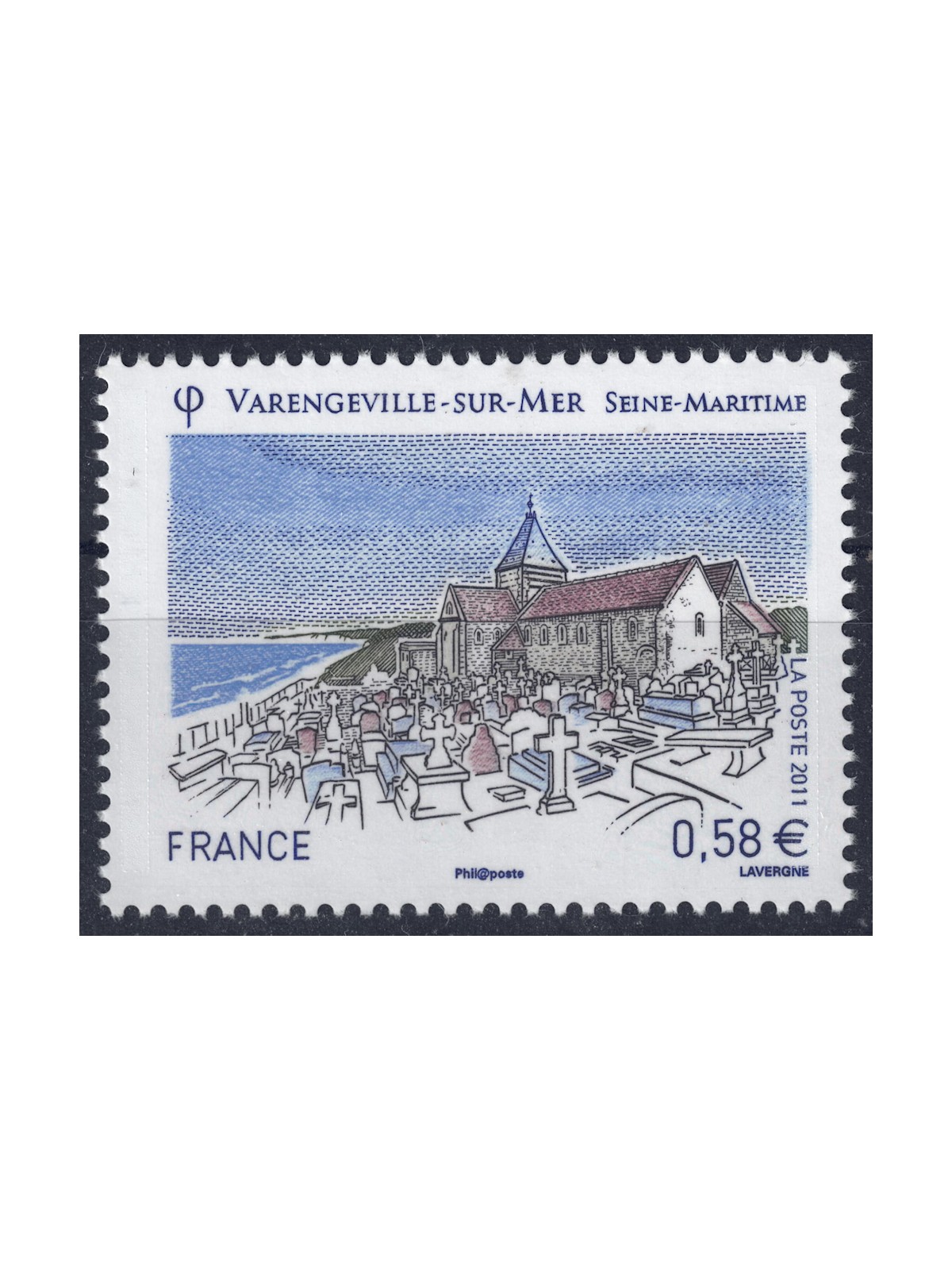 FRANCE 2011 Tourist (Varengeville-sur-Mer) MNH**