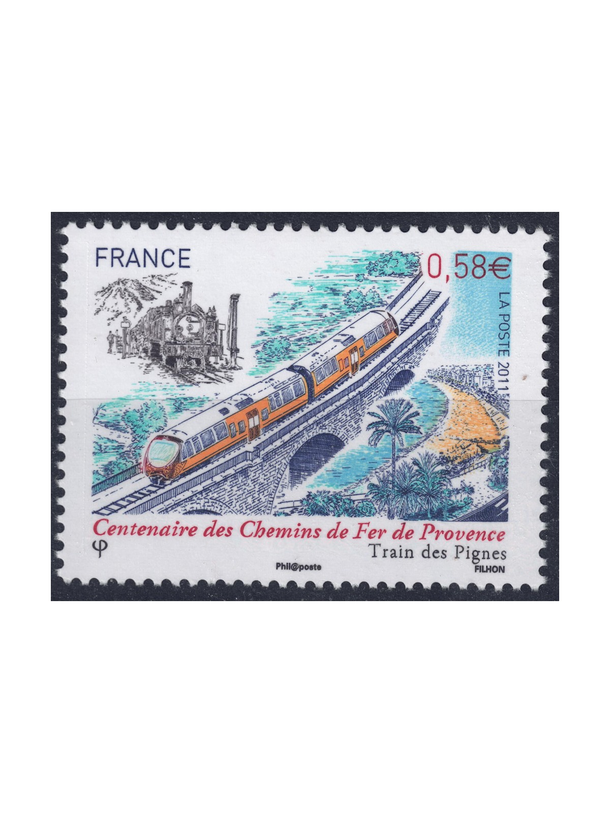 FRANCIA 2011 Treno delle Pigne MNH**