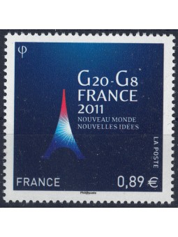 FRANCIA 2011 Vertice del G20 e del G8 MNH**