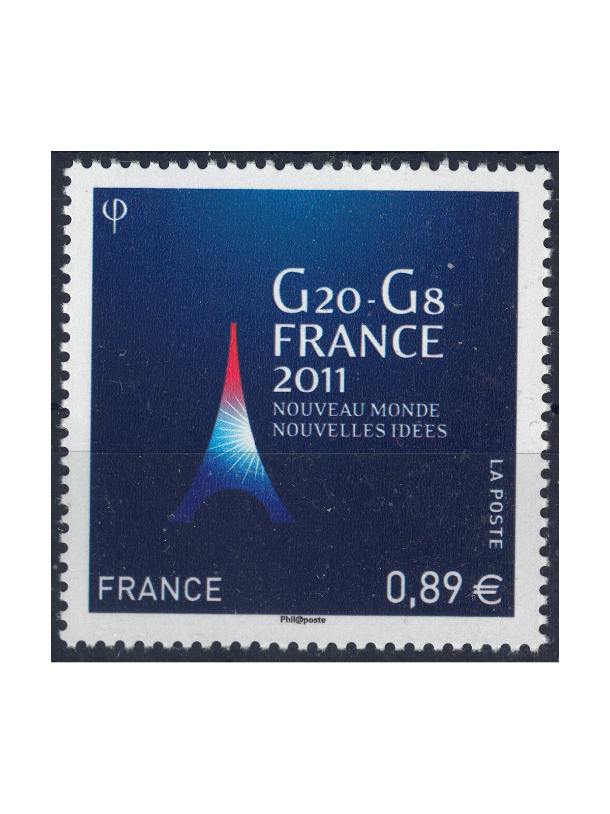 FRANCE 2011 G20 and G8 summit MNH**