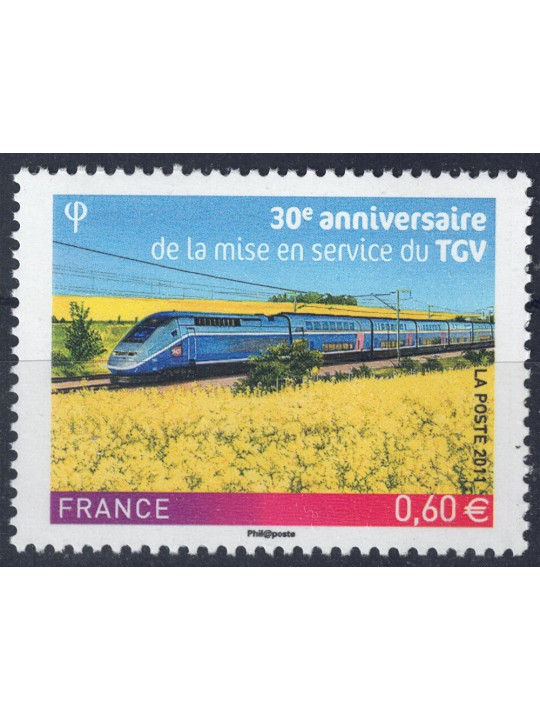 FRANCE 2011 High-speed trains MNH**