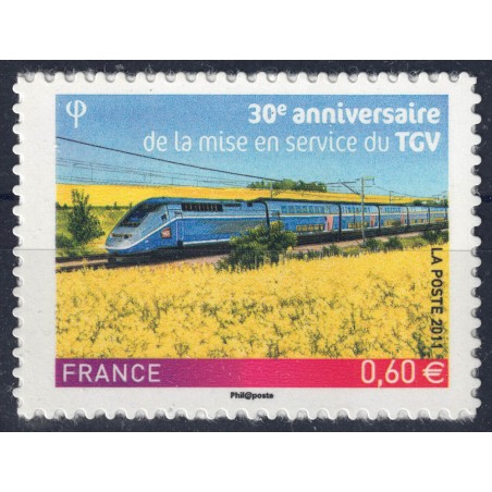 FRANCE 2011 High-speed trains (s-a) MNH**