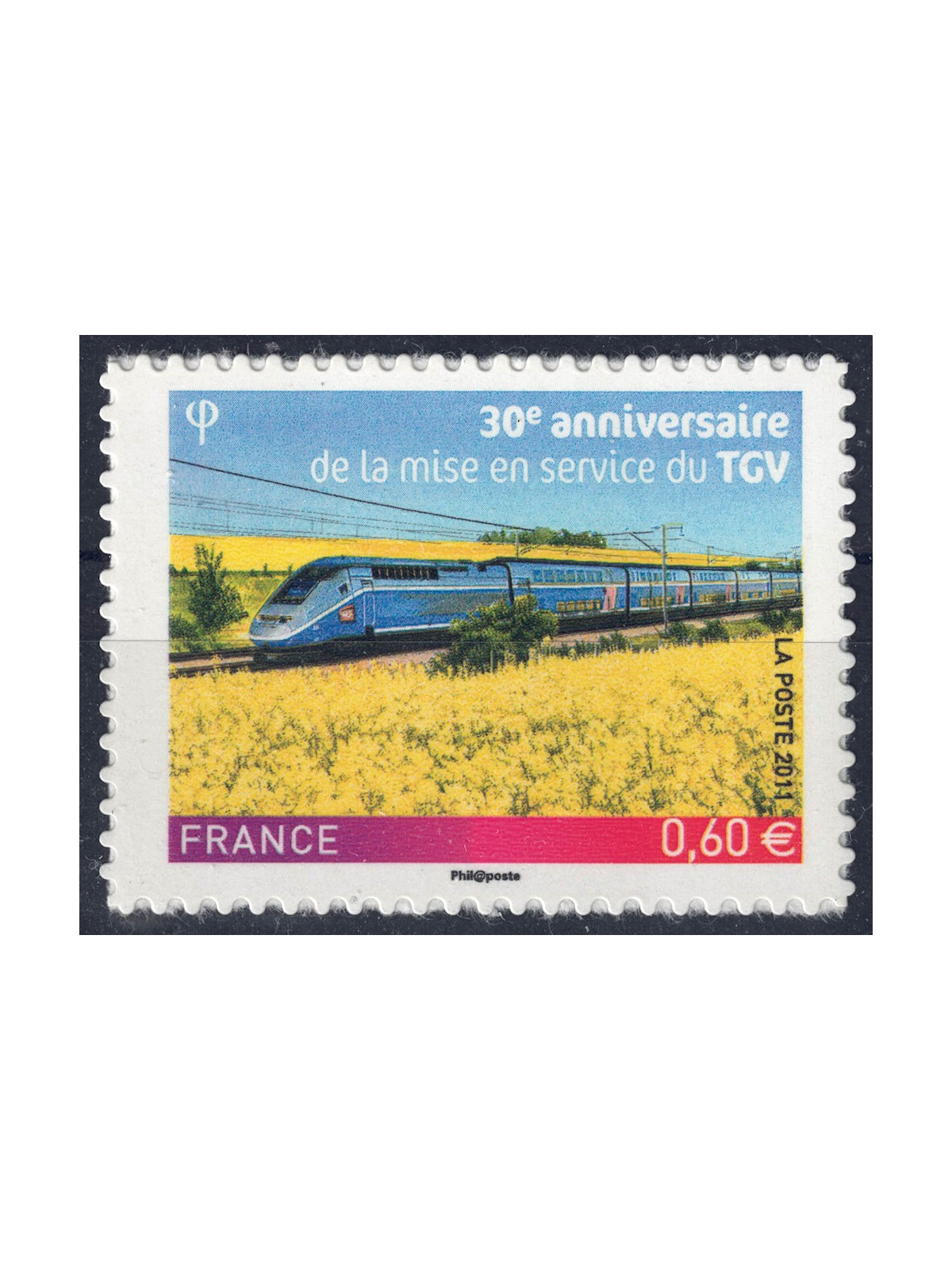 FRANCE 2011 High-speed trains (s-a) MNH**