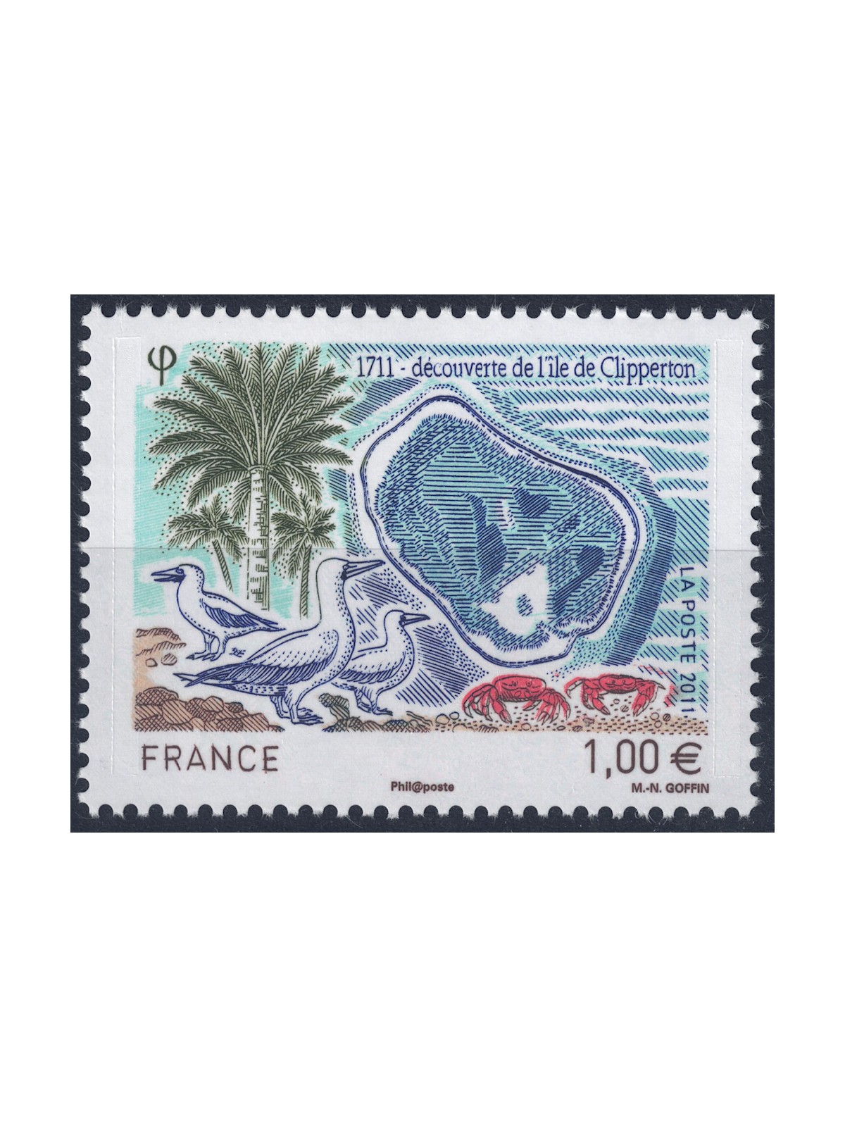 FRANCE 2011 Clipperton Island MNH**