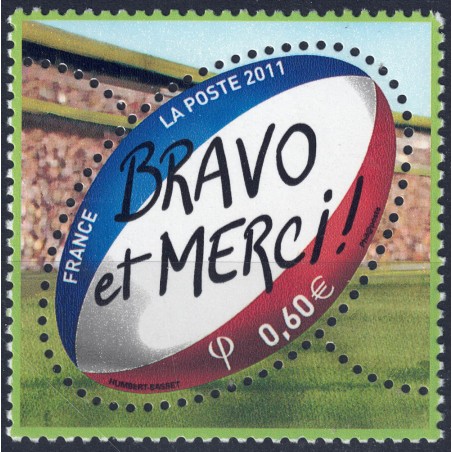 FRANCIA 2011 Nazionale di Rugby MNH**