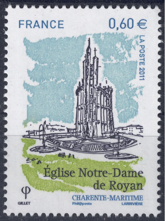 FRANCE 2011 Tourist (Notre-Dame) MNH**