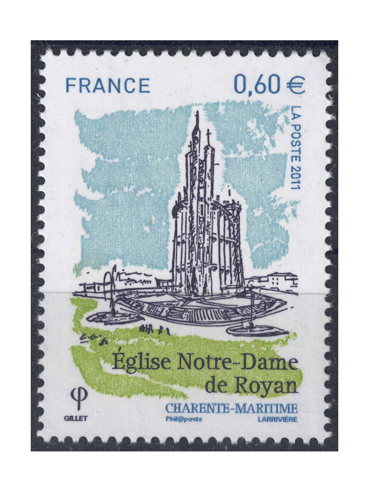 FRANCIA 2011 Turistica (Notre-Dame) MNH**