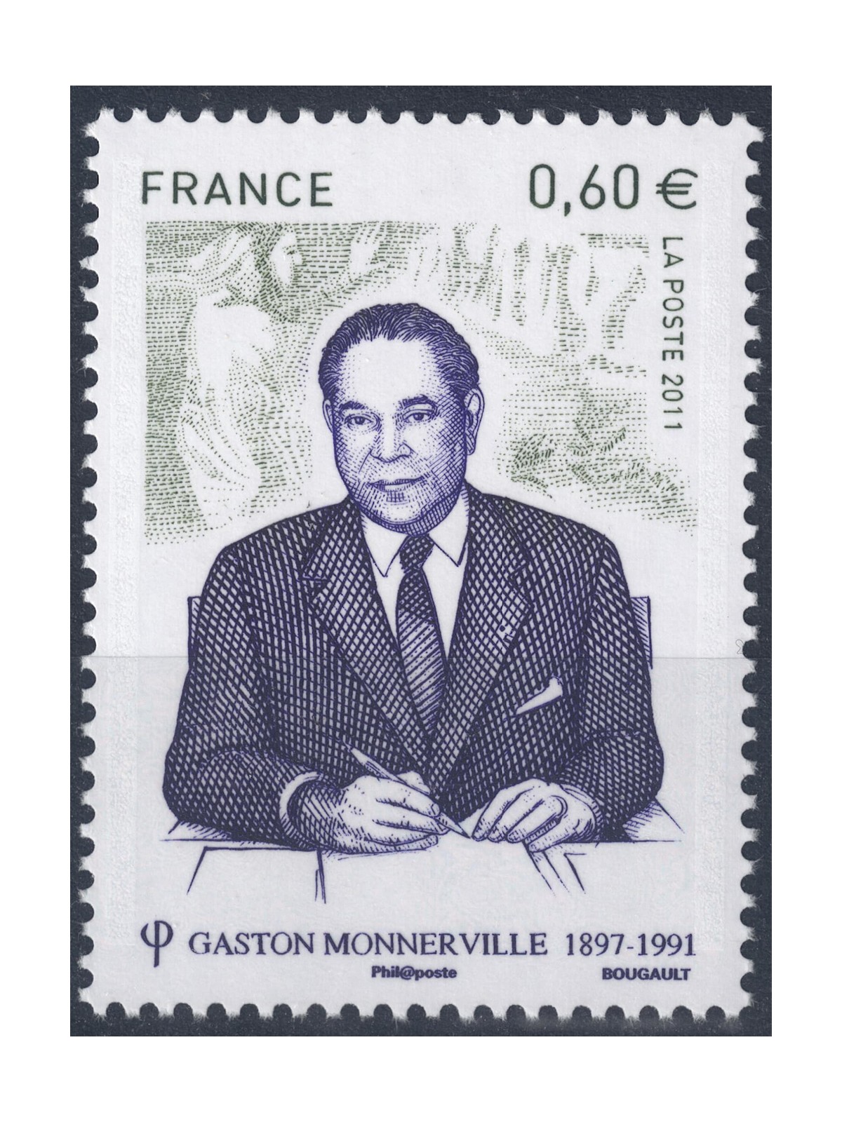 FRANCIA 2011 Gaston Monnerville MNH**