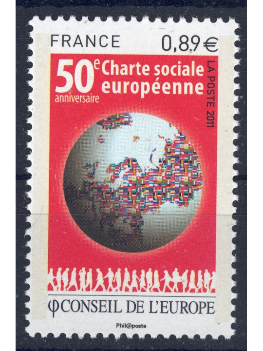 FRANCE 2011 Service (Council of Europe) MNH**