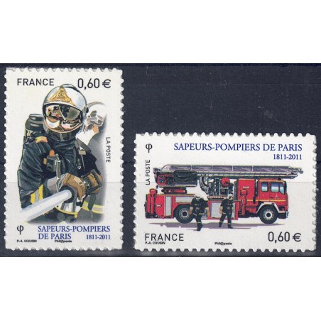 FRANCIA 2011 Pompieri di Parigi 2v MNH**