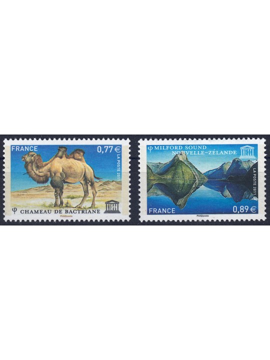 FRANCE 2011 Service Stamps (UNESCO) 2v MNH**