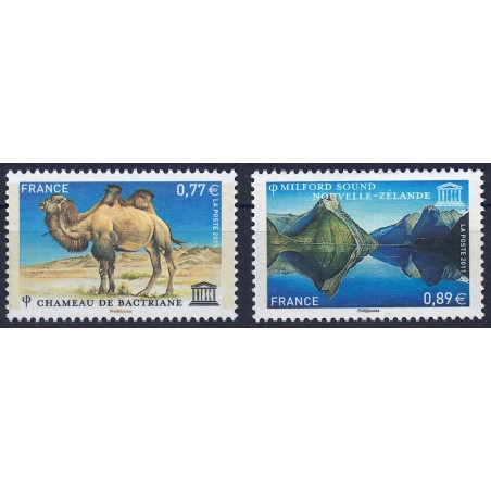 FRANCIA 2011 Francobolli di Servizio (UNESCO) 2v MNH**