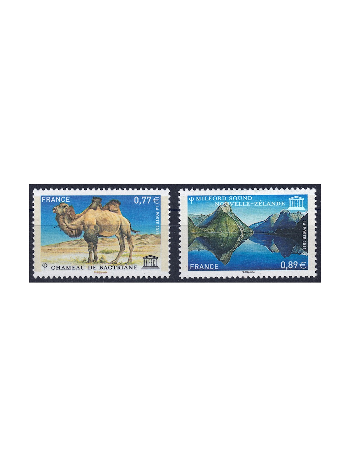 FRANCIA 2011 Francobolli di Servizio (UNESCO) 2v MNH**