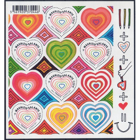FRANCIA 2011 San Valentino (Maurizio Galante) BF MNH**
