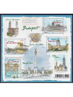 FRANCIA 2011 Capitali europee (Budapest) BF MNH**