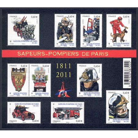 FRANCIA 2011 Pompieri di Parigi BF MNH**