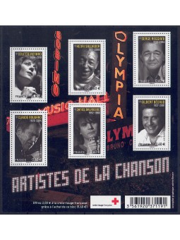 FRANCE 2011 Populair singers s/s MNH**
