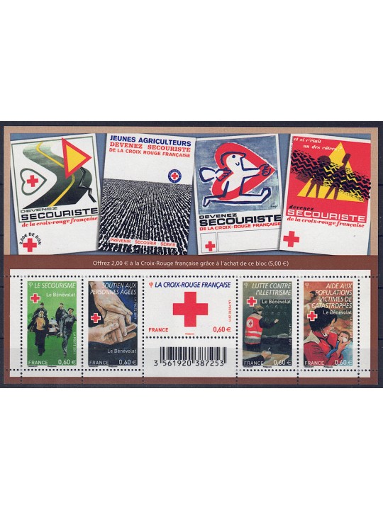 FRANCIA 2011 Pro Croce Rossa BF MNH**