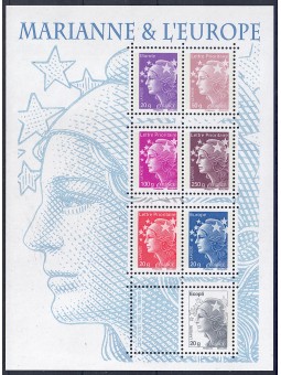 FRANCIA 2011 Marianna e l'Europa BF MNH**