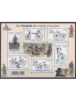 FRANCIA 2011 Storia della Bicicletta BF MNH**