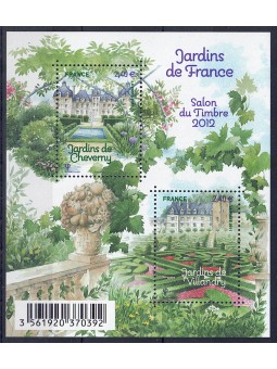 FRANCIA 2011 Giardini di Francia (9ª serie) BF MNH**