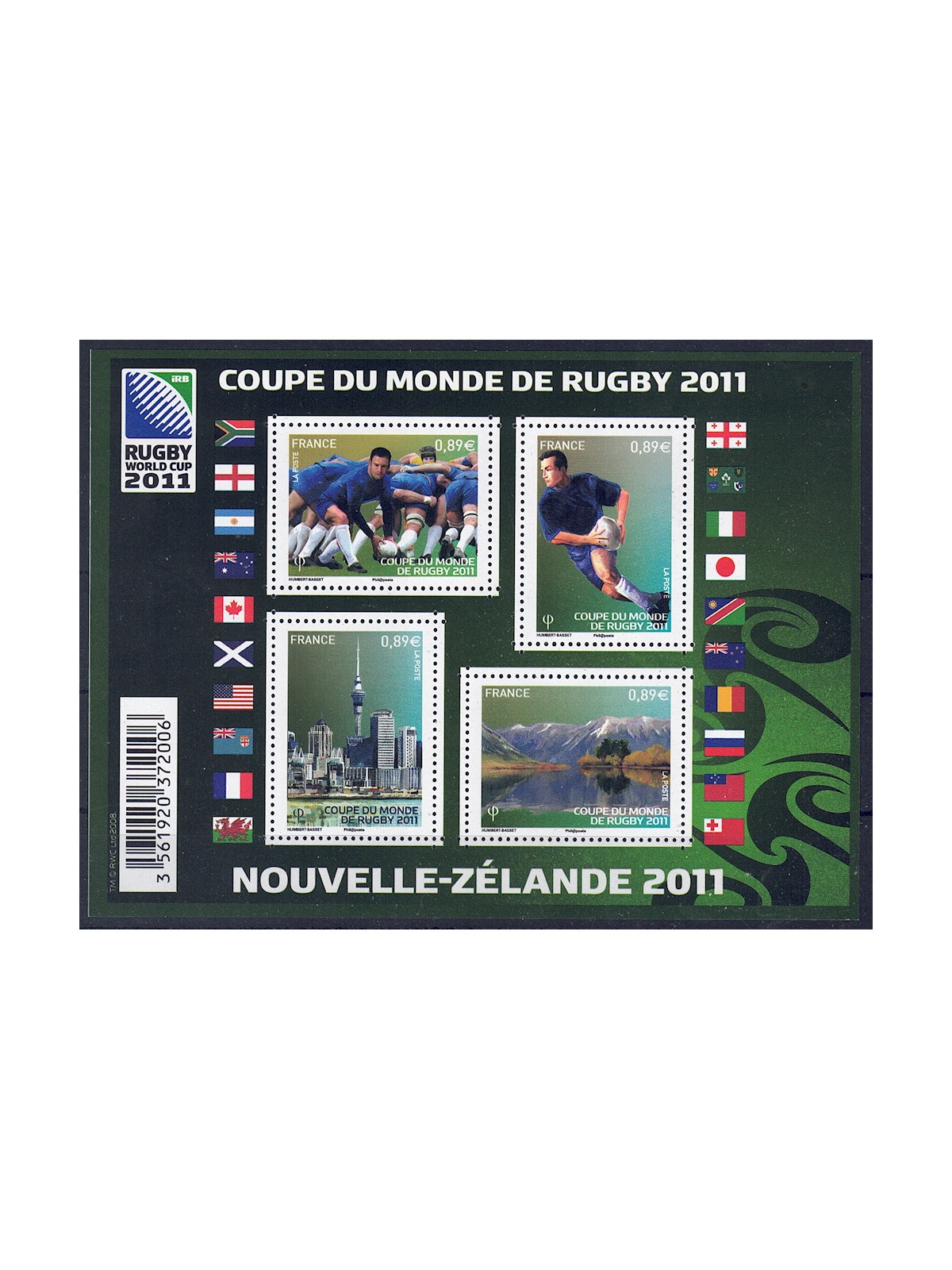 FRANCE 2011 Rugby World Cup s/s MNH**