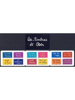FRANCIA 2011 Francobolli per saluti LB MNH**