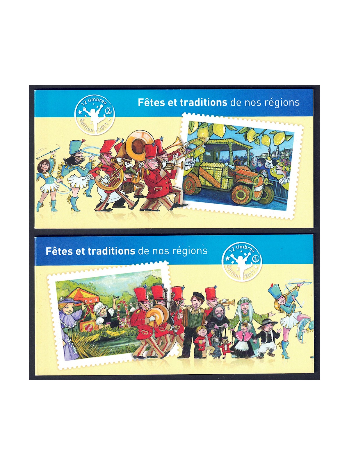 FRANCE 2011 Festivals and traditions (2 booklets) MNH**
