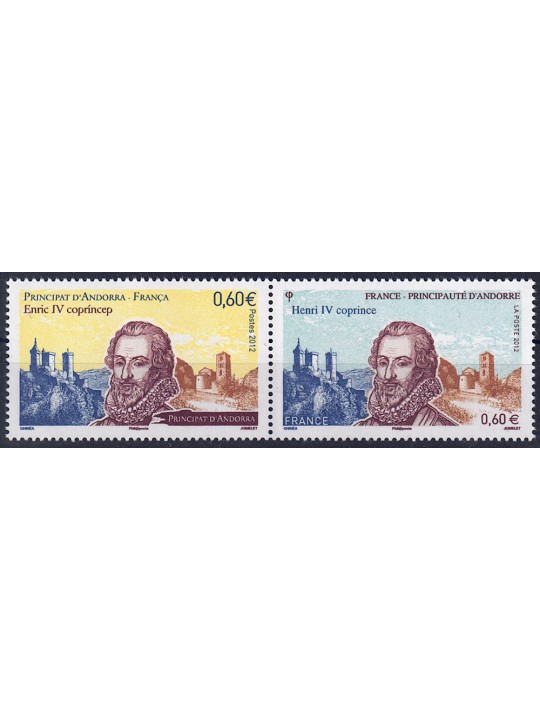 FRANCE 2012 King Henry IV of Navarre 2v MNH**