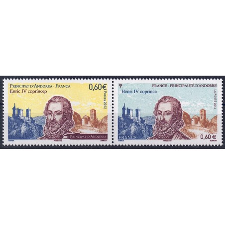 FRANCE 2012 King Henry IV of Navarre 2v MNH**