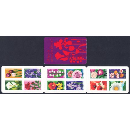 FRANCE 2012 The Language of Flowers (booklet) MNH**