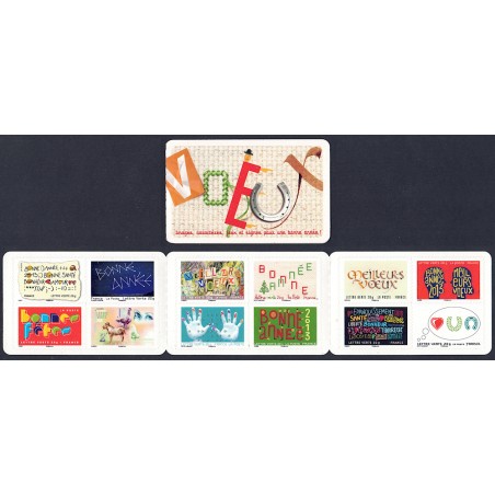 FRANCE 2012 Greeting Stamps (Happy New Year) booklet MNH**