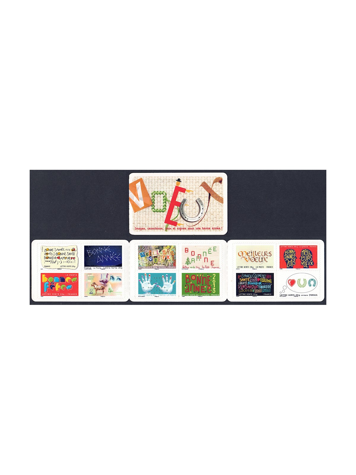 FRANCE 2012 Greeting Stamps (Happy New Year) booklet MNH**