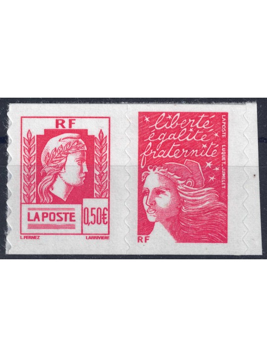 FRANCIA 2004 Marianna di Algeri (adesivi) 2v MNH**